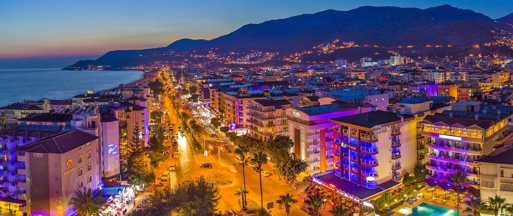 Kleopatra Blue Hawai Hotel Alanya Exterior foto