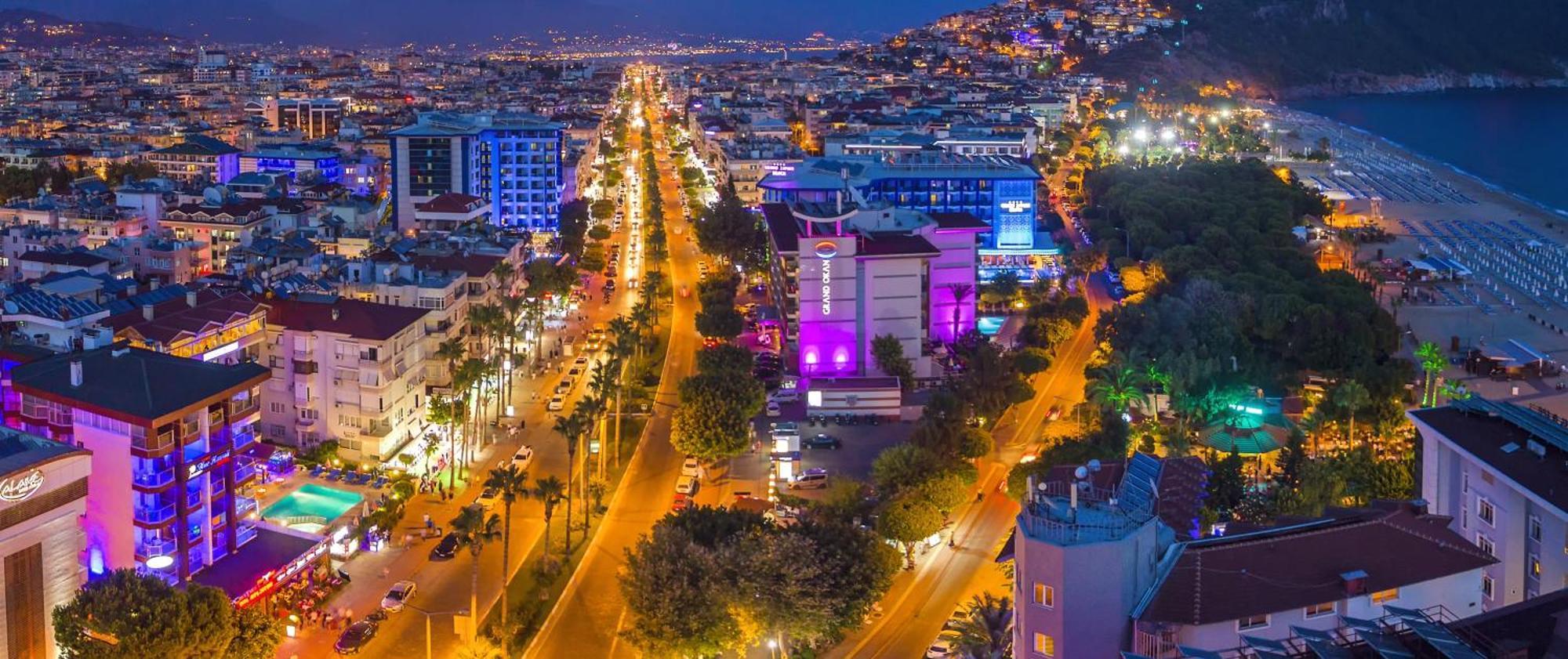 Kleopatra Blue Hawai Hotel Alanya Exterior foto